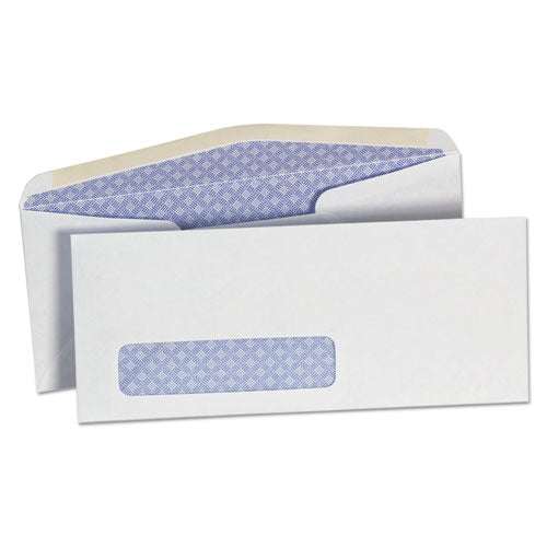 Open-side Security Tint Business Envelope, #10, Monarch Flap, Gummed Closure, 4.13 X 9.5, White, 500/box