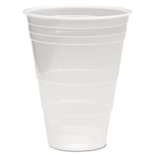 Translucent Plastic Cold Cups, 10 Oz, Polypropylene, 100 Cups/sleeve, 10 Sleeves/carton