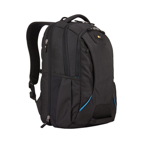 Checkpoint Friendly Backpack, Fits Devices Up To 15.6", Polyester, 2.76 X 13.39 X 19.69, Black