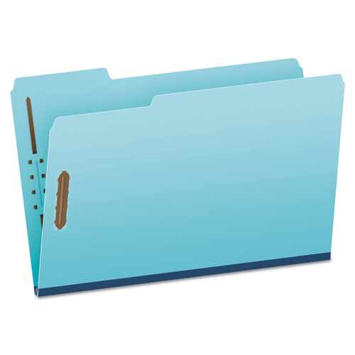 Heavy-duty Pressboard Folders With Embossed Fasteners, Straight Tabs, 2" Expansion, 2 Fasteners, Letter Size, Green, 25/box