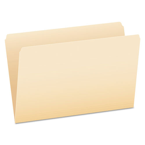 Manila File Folders, 1/3-cut Tabs: Assorted, Legal Size, 0.75" Expansion, Manila, 100/box