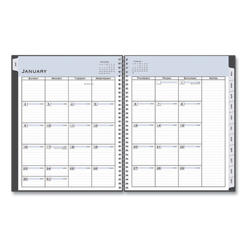 Passages Appointment Planner, 11 X 8.5, Charcoal Cover, 12-month (jan To Dec): 2023