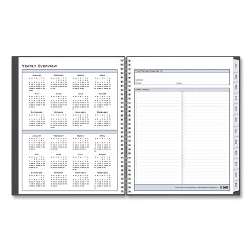 Passages Appointment Planner, 11 X 8.5, Charcoal Cover, 12-month (jan To Dec): 2023