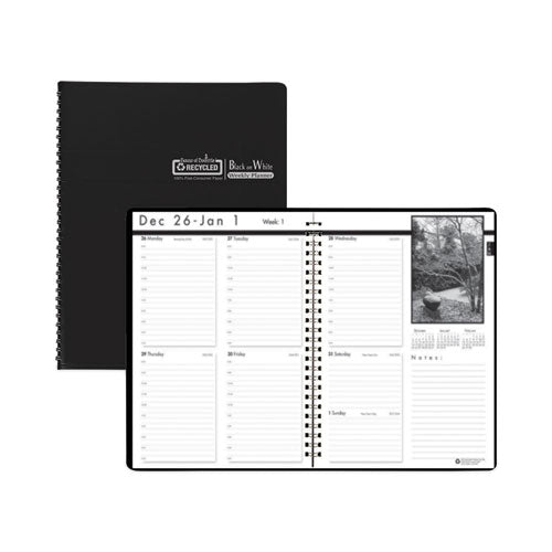 Earthscapes Recycled Monthly Desk Pad Calendar, Coastlines Photos, 18.5 X 13, Black Binding/corners,12-month (jan-dec): 2023