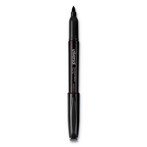 Pen-style Permanent Marker Value Pack, Fine Bullet Tip, Black, 60/pack