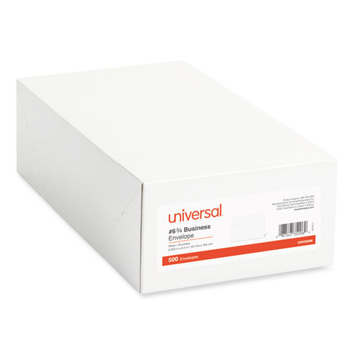 Open-side Business Envelope, #6 3/4, Square Flap, Gummed Closure, 3.63 X 6.5, White, 500/box