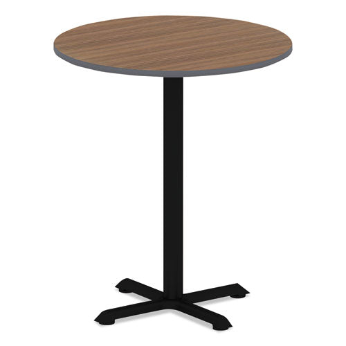 Alera Hospitality Series Single-column Bases, 27.5" Diameter X 40.38"h, 300 Lb Cap, Steel, Black