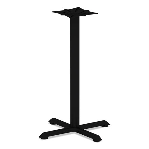 Alera Hospitality Series Single-column Bases, 27.5" Diameter X 40.38"h, 300 Lb Cap, Steel, Black