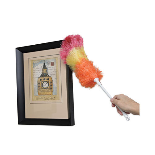 Polywool Duster W/20" Plastic Handle, Assorted Colors