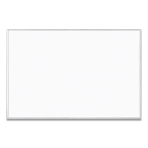 Melamine Dry Erase Board, 72 X 48, White Surface, Silver Aluminum Frame