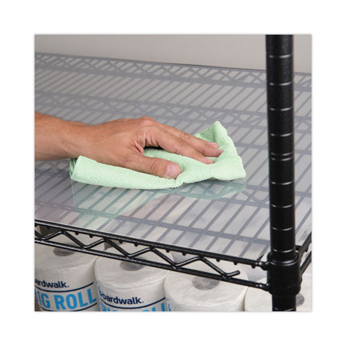 Shelf Liners For Wire Shelving, Clear Plastic, 36w X 24d, 4/pack