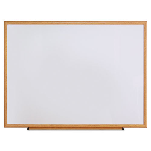 Deluxe Melamine Dry Erase Board, 60 X 36, Melamine White Surface, Silver Anodized Aluminum Frame