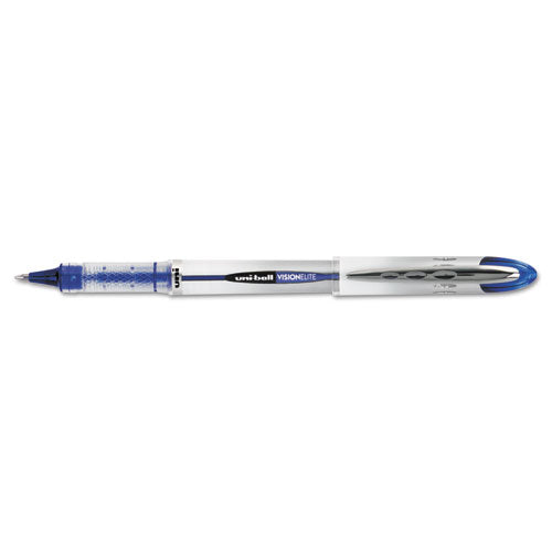 Vision Elite Roller Ball Pen, Stick, Micro 0.5 Mm, Assorted Ink Colors, Black Barrel