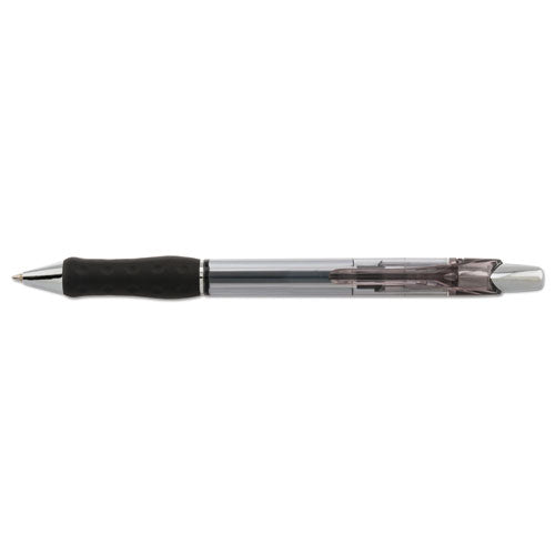 R.s.v.p. Super Rt Ballpoint Pen, Retractable, Medium 0.7 Mm, Black Ink, Black Barrel, Dozen