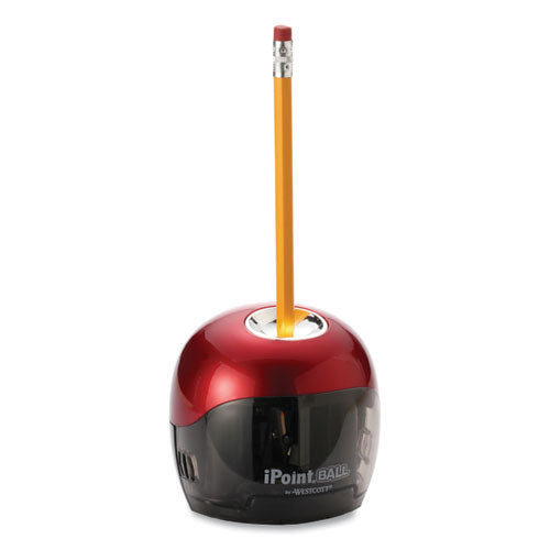 Ipoint Ball Battery Sharpener, Battery-powered, 3 X 3.25, Red/black