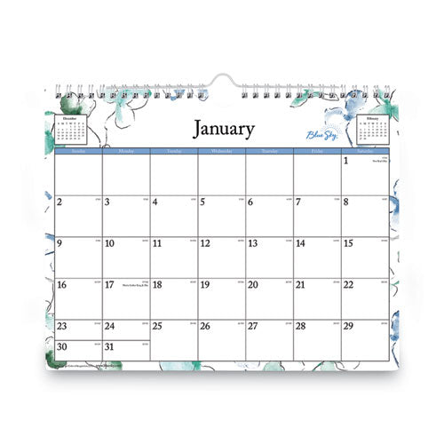 Lindley Wall Calendar, Lindley Floral Artwork, 11 X 8.75, White/multicolor Sheets, 12-month (jan To Dec): 2023