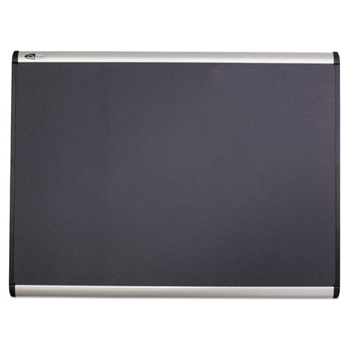 Prestige Plus Magnetic Fabric Bulletin Boards, 72 X 48, Gray Surface, Silver Aluminum Frame