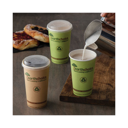 Earthchoice Compostable Paper Cup, 16 Oz, Green, 1,000/carton