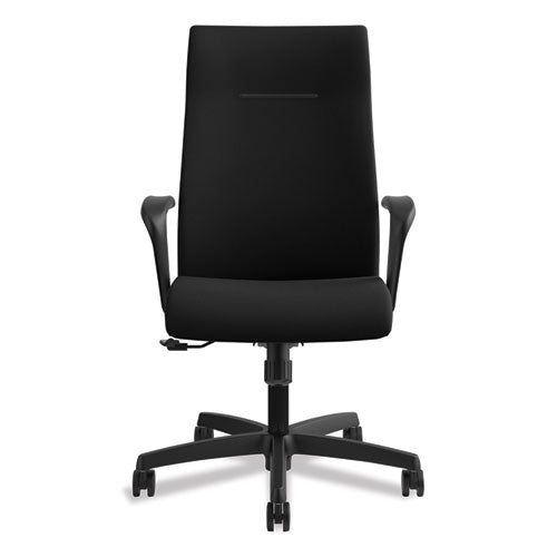 Ignition Series Executive High-back Chair, Supports Up To 300 Lb, 17" To 21" Seat Height, Black