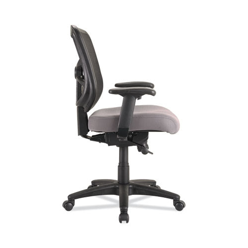 Alera Elusion Series Mesh Mid-back Swivel/tilt Chair, Supports Up To 275 Lb, 17.9" To 21.8" Seat Height, Gray Seat