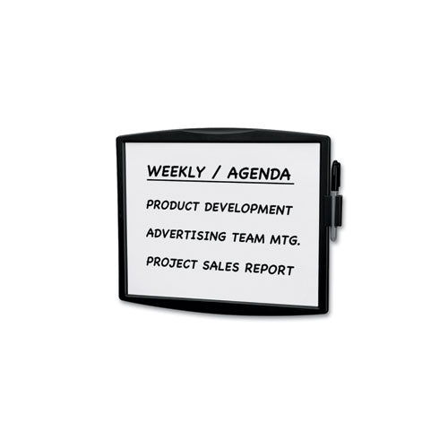 Partition Additions Dry Erase Board, 15.38 X 13.25, White Surface, Dark Graphite Hps Frame