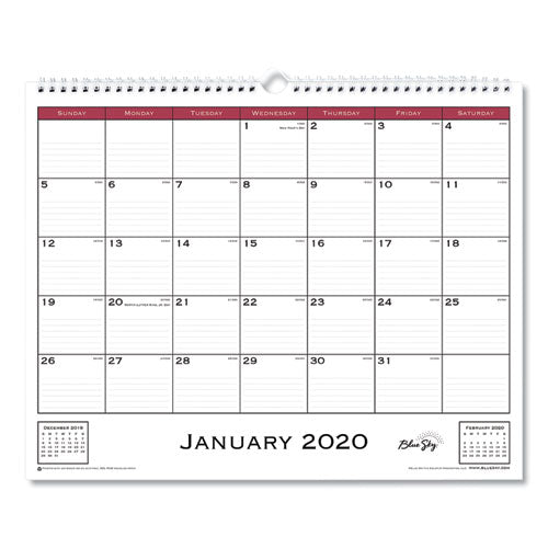 Enterprise Wall Calendar, Enterprise Geometric Artwork, 12 X 17, White/gray Sheets, 12-month (jan To Dec): 2023