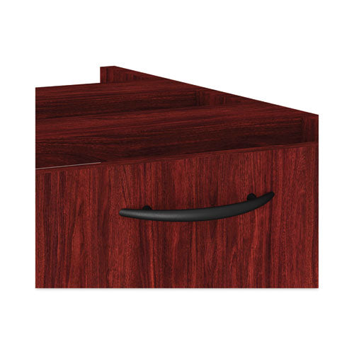 Alera Valencia Series Full Pedestal File, Left Or Right, 2 Legal/letter-size File Drawers, Mahogany, 15.63" X 20.5" X 28.5"