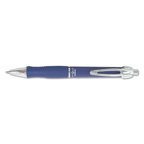 Gr8 Gel Pen, Retractable, Medium 0.7 Mm, Black Ink, Black/silver Barrel, 12/pack