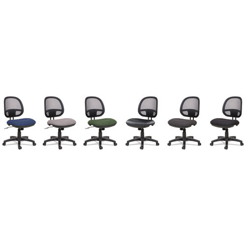 Alera Interval Series Swivel/tilt Mesh Chair, Supports Up To 275 Lb, 18.3" To 23.42" Seat Height, Black