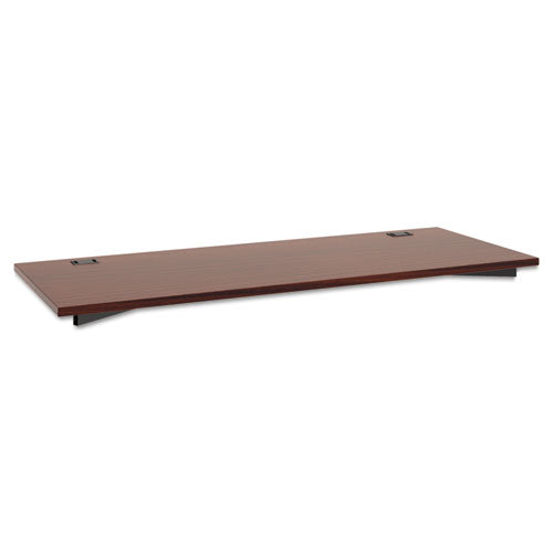 Manage Series Worksurface, 72" X 23.5" X 1", Chestnut