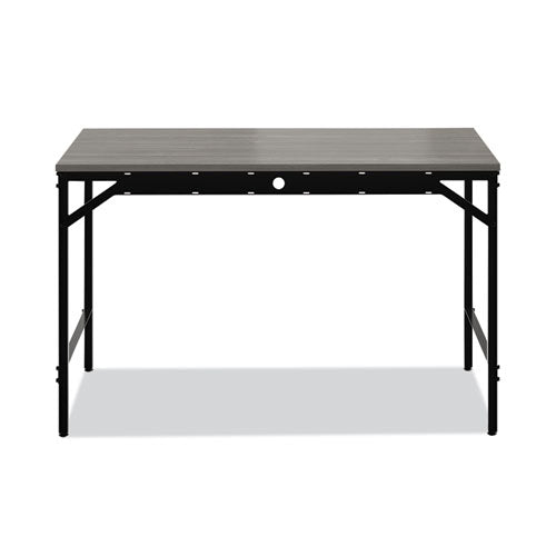 Simple Work Desk, 45.5" X 23.5" X 29.5", Gray