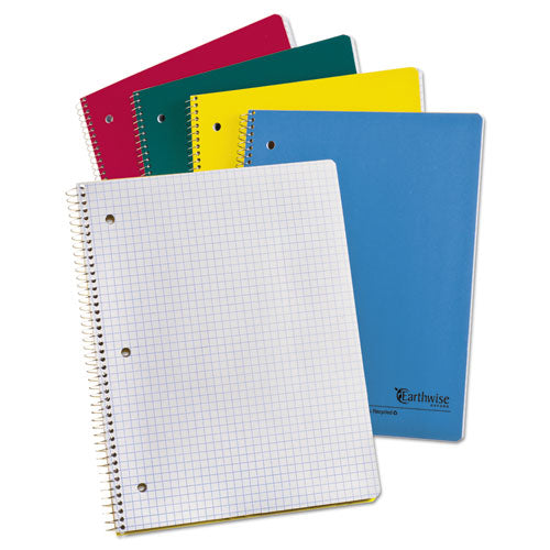 Earthwise By Oxford Recycled 1-subject Notebook, Medium/college Rule, Randomly Assorted Cover Color, (80) 11 X 8.5 Sheets