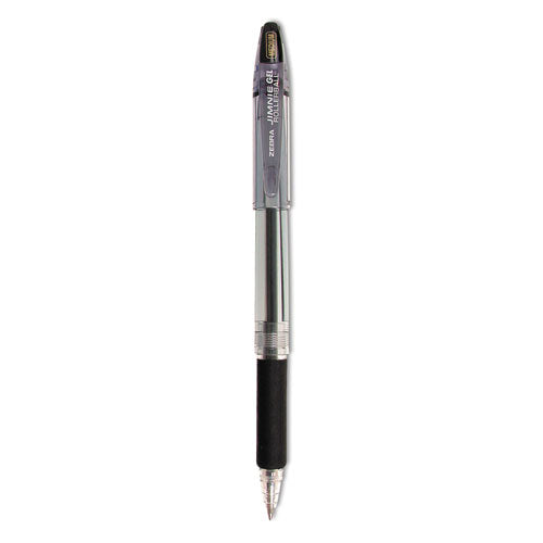 Jimnie Gel Pen, Stick, Medium 0.7 Mm, Blue Ink, Smoke Barrel, 12/pack