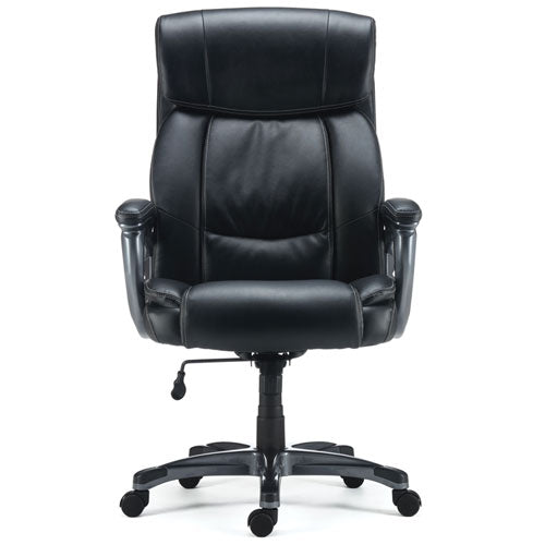 Alera Egino Big And Tall Chair, Supports Up To 400 Lb, Black Seat/back, Black Base