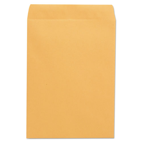 Catalog Envelope, 24 Lb Bond Weight Paper, #10 1/2, Square Flap, Gummed Closure, 9 X 12, Brown Kraft, 250/box