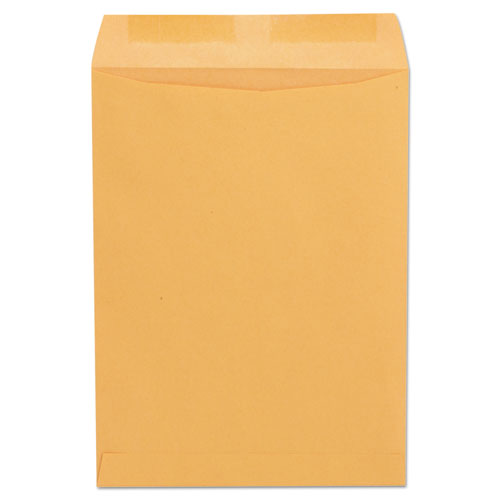 Catalog Envelope, 24 Lb Bond Weight Paper, #10 1/2, Square Flap, Gummed Closure, 9 X 12, Brown Kraft, 250/box