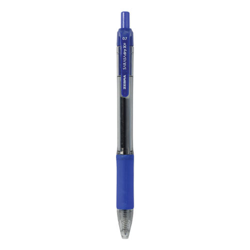 Sarasa Dry Gel X20 Gel Pen, Retractable, Medium 0.7 Mm, Black Ink, Smoke Barrel, 36/pack