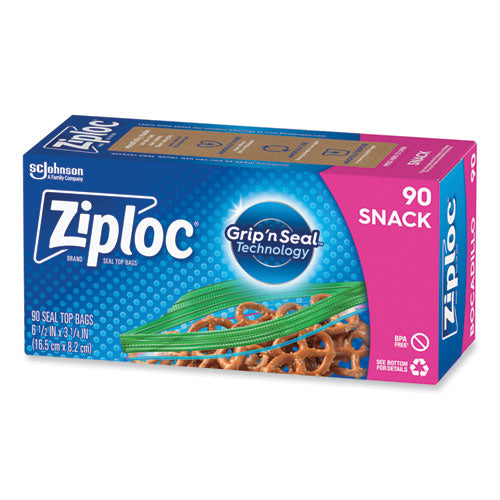Seal Top Snack Bags, 10 oz, 6.5 Seal Top Snack Bags, 10 oz, 6.5