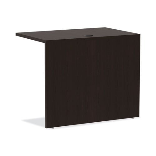 Alera Valencia Series Reversible Return/bridge Shell, 35w X 23.63d X 29.5h, Espresso