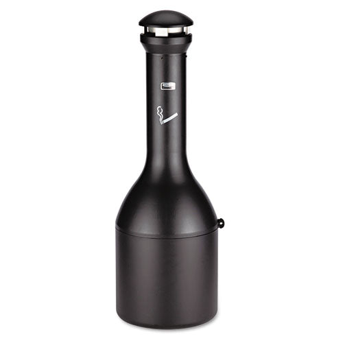 Infinity Ultra-high Capacity Smoking Receptacle, 6.7 Gal, 15.5 Dia X 41.5h, Black