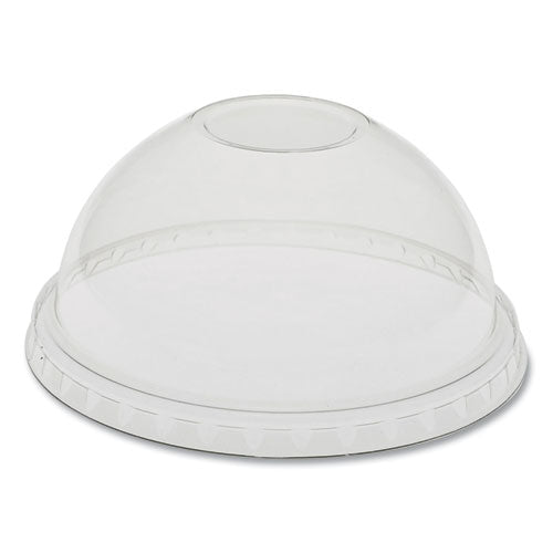 Earthchoice Strawless Rpet Lid, Dome Lid, Clear, Fits 12 Oz To 24 Oz "b" Cups, Clear, 1,020/carton