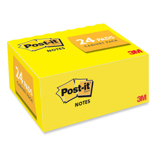 Original Pads In Canary Yellow, Value Pack, 1.38" X 1.88", 100 Sheets/pad, 24 Pads/pack