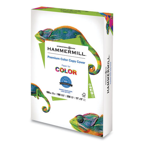 Premium Color Copy Cover, 100 Bright, 100 Lb Cover Weight, 8.5 X 11, 250 Sheets/pack, 6 Packs/carton
