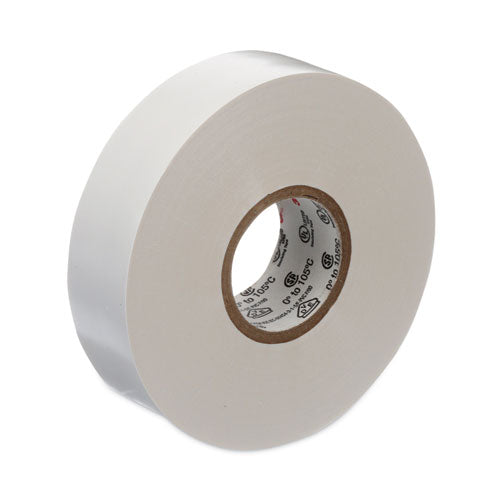 Scotch 35 Vinyl Electrical Color Coding Tape, 3" Core, 0.75" X 66 Ft, White