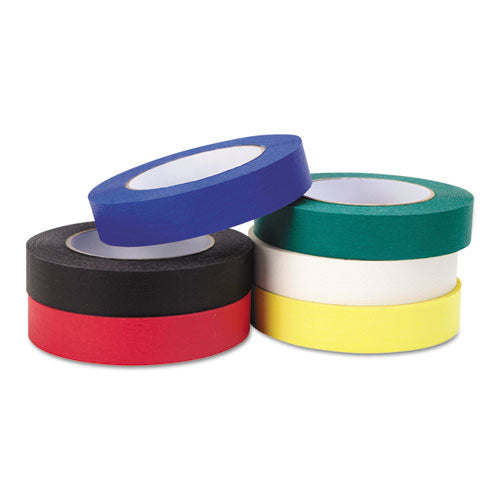 Color Masking Tape, 3" Core, 0.94" X 60 Yds, Yellow