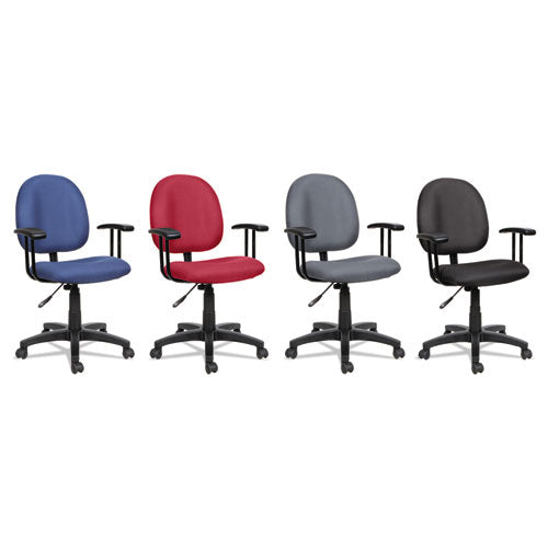 Alera Essentia Series Swivel Task Chair, Supports Up To 275 Lb, 17.71" To 22.44" Seat Height, Black
