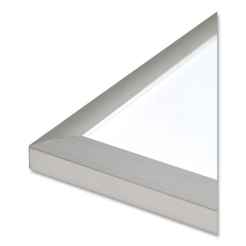 Magnetic Dry Erase Board With Aluminum Frame, 96 X 48, White Surface, Silver Aluminum Frame