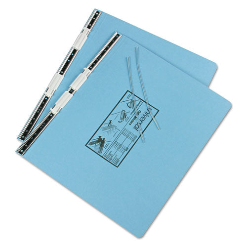 Pressboard Hanging Binder, 2 Posts, 6" Capacity, 9.5 X 11, Blue