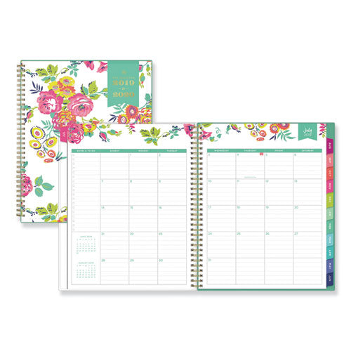 Day Designer Peyton Create-your-own Cover Weekly/monthly Planner, Floral, 11 X 8.5, Navy, 12-month (july-june): 2022-2023