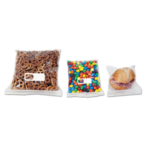 Reclosable Food Storage Bags, 1 Qt, 1.75 Mil, 7" X 8", Clear, 500/box